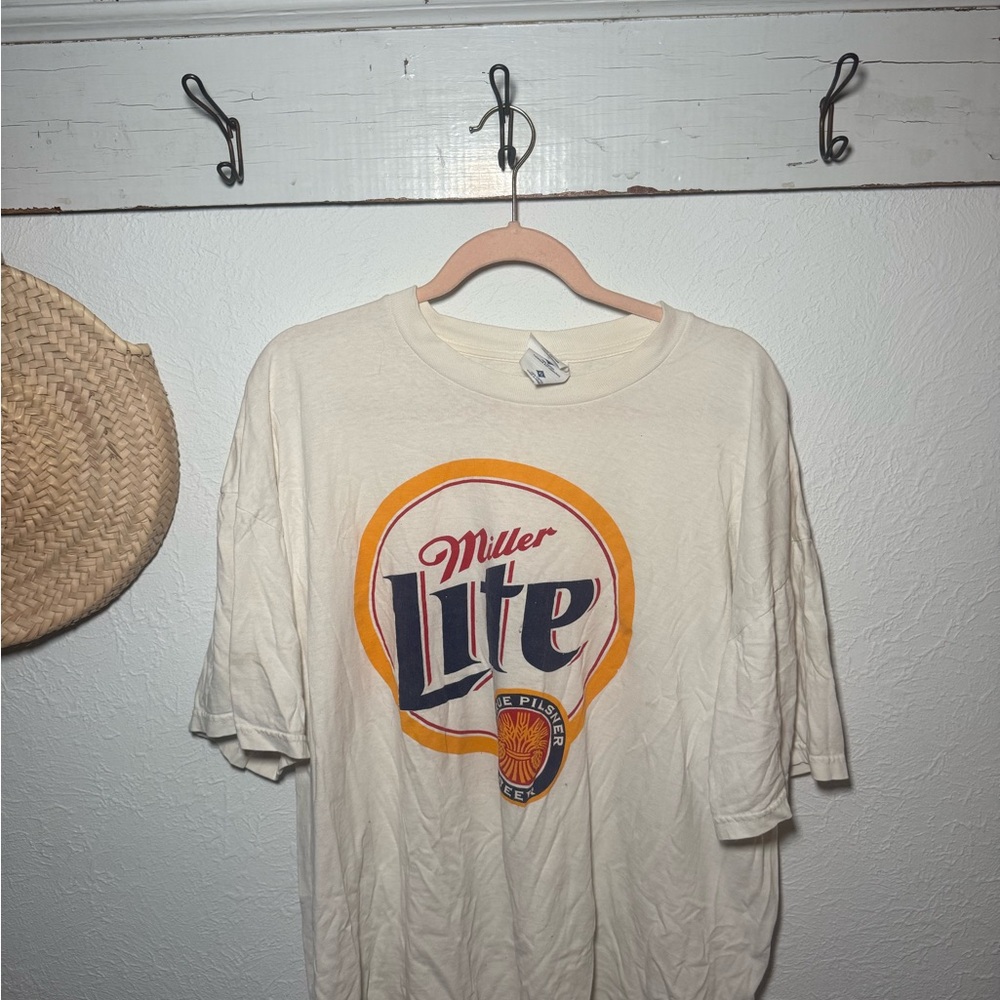 Cream Logo Short-Sleeve Men’s T-Shirt